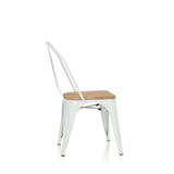 thumbnail of Stoel VANTAGGIO COMFORT W metallic wit / zitting van echt hout hjh OFFICE