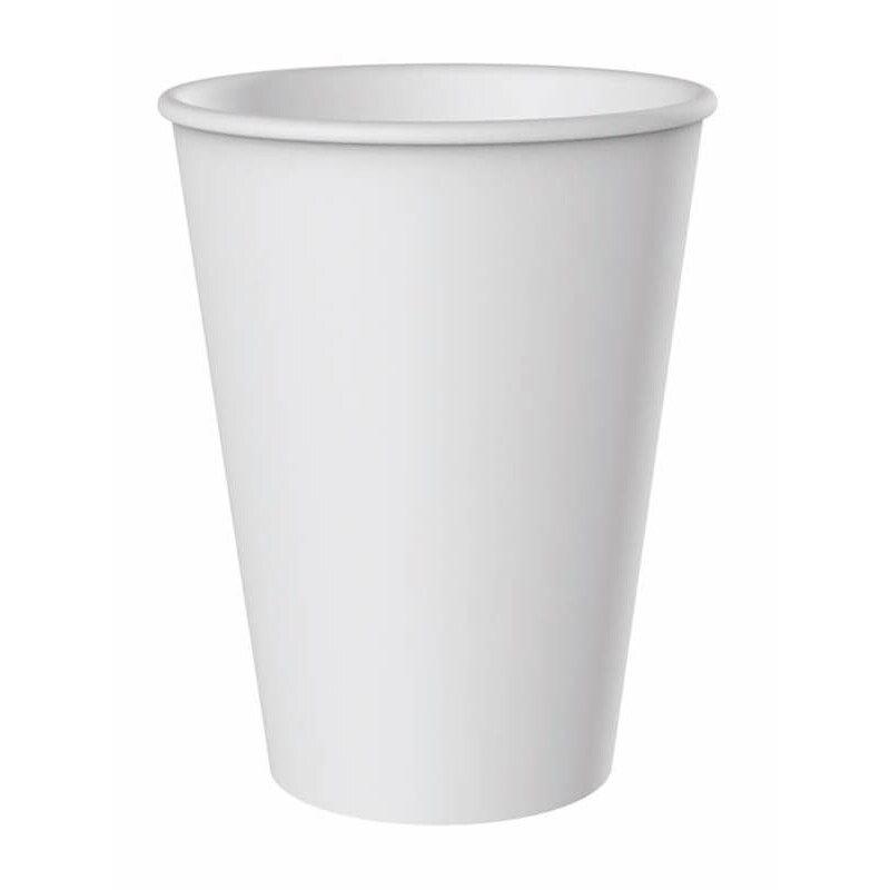 1000x Ausschankbecher aus Hartpapier, weiß, 500ml