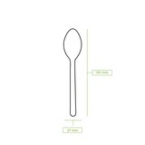thumbnail of BIOZOYG 1000 Stück Papierlöffel 16,5cm braun umweltfreundliche Einweglöffel stabile angenehme Papierlöffel biologisch abbaubar für Catering, Events