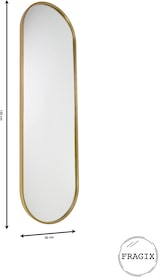 thumbnail of Fragix Boston Ganzkörperspiegel Oval - Gold - Metall - 130x40