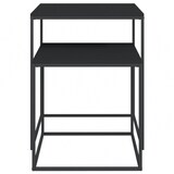 thumbnail of Juego de mesas de centro 2 uds madera de ingeniería y metal