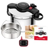 thumbnail of Cocotte Clipso Now + 9L -  900.00 cl Argent / Métallique Rond Acier Inoxydable (inox  Seb 39.50x27.80 cm