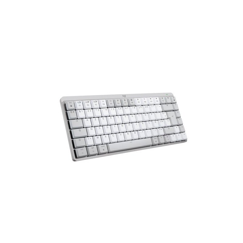 Clavier Sans Fil Illuminé Logitech Mx Mechanical Mini Pour Mac Gris Pâle
