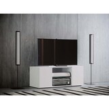 thumbnail of Lowina95 TV Tisch 2 Türen 2 Schubladen weiß.