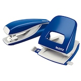 thumbnail of LEITZ Perforatore in metallo da Ufficio, Capacità fino a 30 Fogli, Blu, Guida di Arresto con Barra di Selezione del Formato, Gamma NeXXt, 50080035
