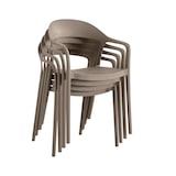 thumbnail of METRO PROFESSIONAL Gastro Armlehnstuhl stapelbar Laveria, Kunststoff, jute