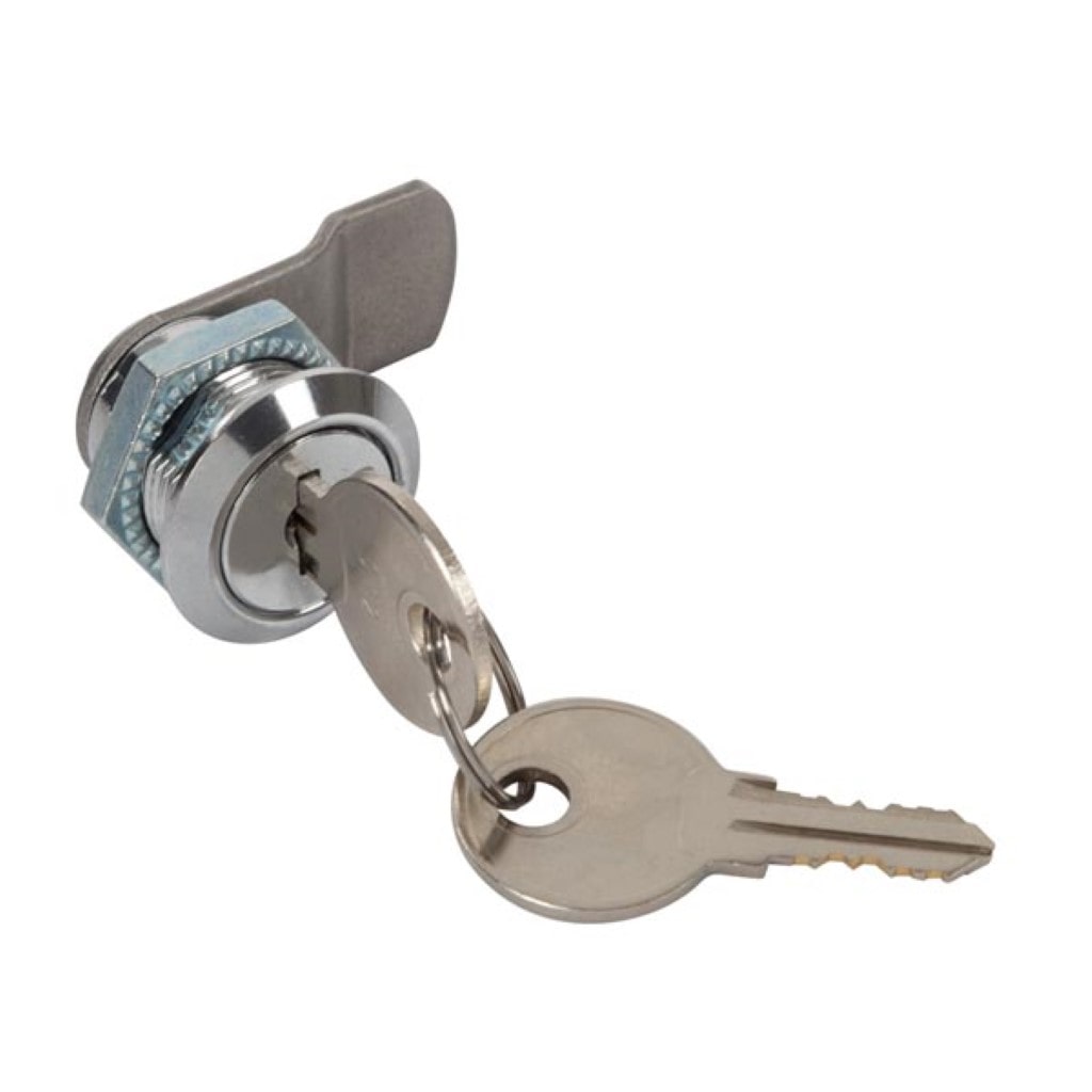 Serrure de boite aux lettres, diamètre 17 mm