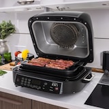 thumbnail of Chef O Matic 8in1 Air & Grill - Heißluftfritteuse, 1500 Watt, 8 Programme, Timer: 1-240 min., Sonderprogramm: Dörren, 50°C - 205°C, Grill, schwarz