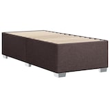 thumbnail of vidaXL Boxspringbett mit Matratze Dunkelbraun 90x200 cm Stoff