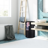 thumbnail of Relaxdays Wäschekorb Bambus, runder Wäschesammler mit Klappdeckel, 65 l, faltbare Wäschetonne, rund Ø 40 cm, natur