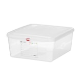 thumbnail of HENDI GN 2/3 container, polypropyleen, GN 2/3, 13,5L, Transparant, 354x325x(H)150mm, Rechthoekig