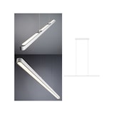 thumbnail of Paulmann LED-hanglamp Lento   2700K 1800lm 42W Wit dimbaar 79901