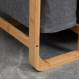 thumbnail of Wäschekorb Bambus mit Ablage 50x32x70 cm mit 3 herausnehmbaren Wäschesäcken Natur, Wäschesortierer mit viel Stauraum