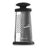 thumbnail of Boska Trio Formaggio / Drei Käsereiben / Edelstahl / Kunststoff / Schwarz / Silber / 160 x 85 x 50 mm