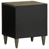 thumbnail of Tables chevet 2 pcs gris clair 40x33x46 cm bois manguier solide - Modèle Affinité Bois