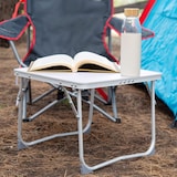 thumbnail of Aktive Mesa plegable pequeña camping antivuelco y ultraligera malva