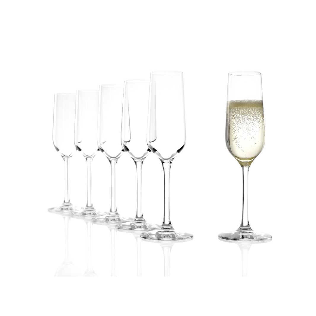 60x Stölzle Lausitz Revolution Sektkelch 200 ml Sektglas