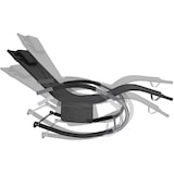 thumbnail of tectake lettino prendisole Taya, ergonomico, funzione a dondolo - 406170