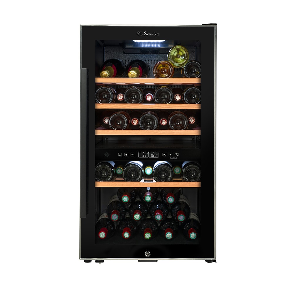 Cave a vin de service double zone connectée avec contrôle à distance, 49 bouteilles ECS51.2Z, La Sommelière