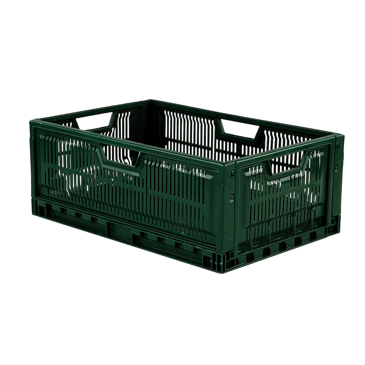 GILAC Caisse pliable empilable 600 x 400 - 47 L - Vert G030020