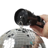 thumbnail of Spiegelkugel Set 20cm Discokugel mit Batteriemotor Partyeffekt