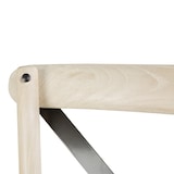 thumbnail of Bolero eetkamerstoelen in vintage stijl van eikenhout in ecru, 2 stuks
