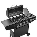 thumbnail of TAINO BASIC 4+1 Gasgrill BBQ Grillwagen Edelstahl Brenner Seitenkocher Grill