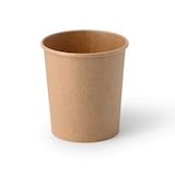 thumbnail of greenbox - Eisbecher aus Pappe XXL, 400 ml, max. 450 ml, Ø 92 mm, braun, 50 St.