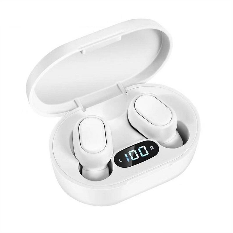 Ecouteurs Bluetooth Etanches Sport TWS 5.0 Confortables Longue Autonomie White YONIS