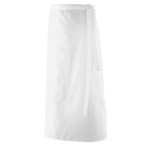 101 - Vorbinder B 90 x L 60 cm : weiß 65% Polyester 35%Baumwolle 220 g/m²