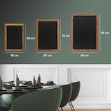 thumbnail of Tableau noir Europel cadre bois naturel 42x60cm, 356220