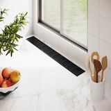 thumbnail of Belüftungsgitter b 80mm x L 800mm Aluminium Stegblech Lüftungsgitter Schwarz