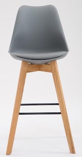 thumbnail of 2er Set Barhocker Metz Kunststoff natura/grau
