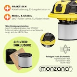 thumbnail of MONZANA® Nass Trockensauger 30L GS-zertifiziert Steckdose