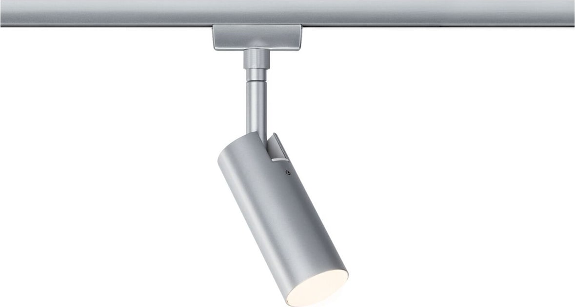 Paulmann URail LED Schienenspot 3-Step-Dim Tubo Einzelspot  150lm 4W 3000K dimmbar 230V Chrom matt 95590