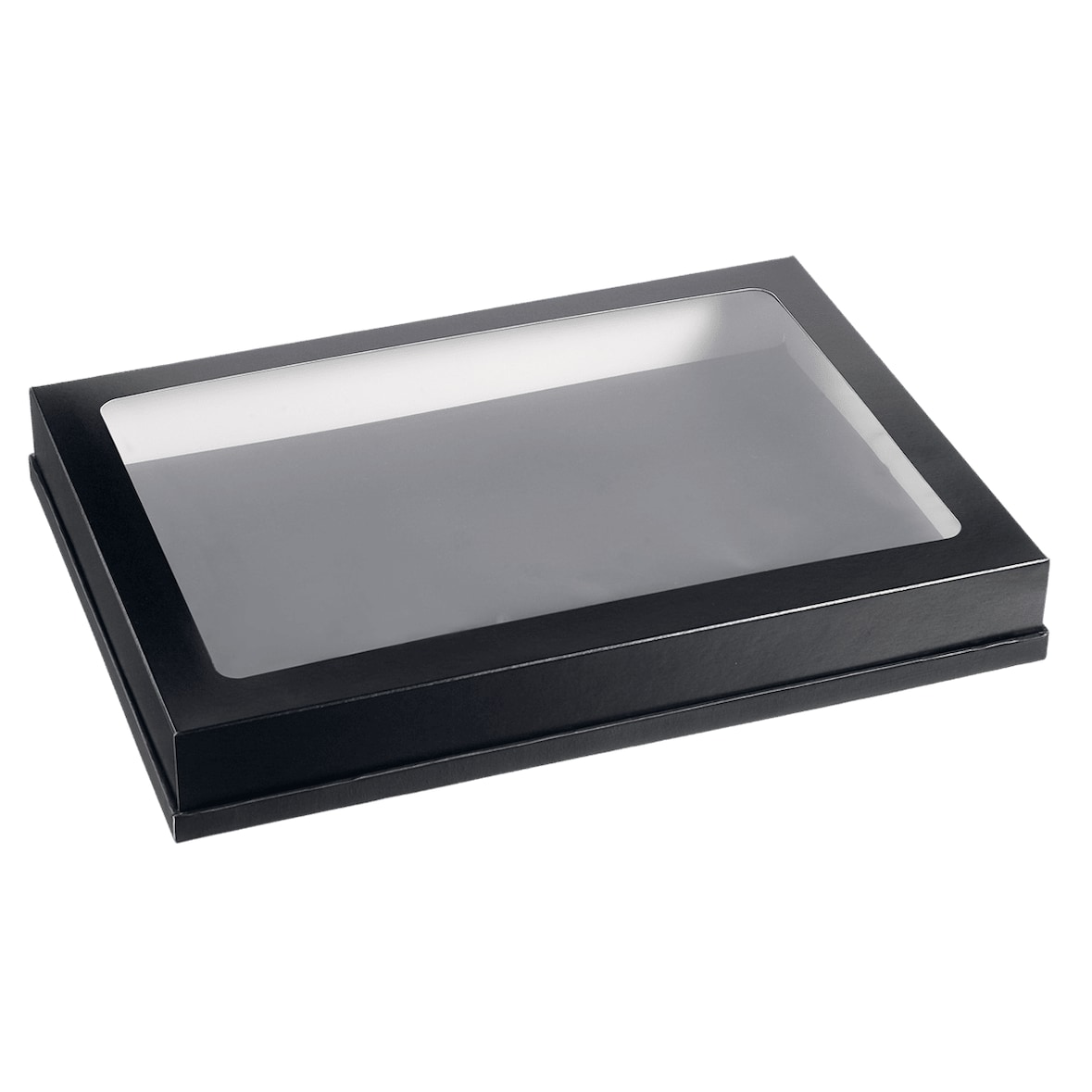 SOLIA Couvercle noir avec fenêtre pour plateau Fenix Atlas 1/1 - par 250 pièces