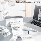 thumbnail of Mini Imprimante Bluetooth Étiquettes Thermique Haute Vitesse Multilingue Violet + Blanc YONIS
