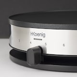 thumbnail of H.Koenig KREP29 Crepegerät, 33 cm, Antihaftbeschichtung, 1300 W, Schwarz
