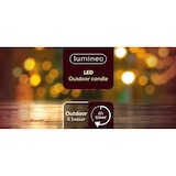 thumbnail of Flammenlose LED Kerze 12cm Timer Outdoorkerze Stumpenkerzen Tischkerzen Warmweiß Dekokerze Kerzen Timerfunktion Kunstkerze Blockkerzen Creme Warm Weiß