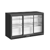 thumbnail of METRO PROFESSIONAL Arrière bar réfrigéré GBC3103, aluminium / verre, 135 x 52 x 86.5 cm, 308 L, refroidissement par air,160 W, avec serrure, noir