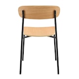 thumbnail of Lote de 2 sillas de madera negra