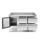 thumbnail of Meuble à Pizza Réfrigéré Compact 600x400 - 1 Porte et 4 Tiroirs - Dynasteel