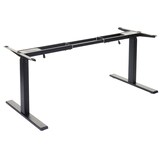 thumbnail of Gestell HWC-D40, variables Tischgestell für Schreibtisch, elektrisch höhenverstellbar Memory 29kg ~ schwarz