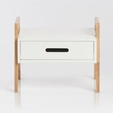 thumbnail of Stapelregal m. Schublade, Holz/MDF, weiß 40,5x30,5x32,5