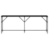 thumbnail of Table console Chêne noir 200 x 29 x 75 cm Modèle Aero Jardin Élite