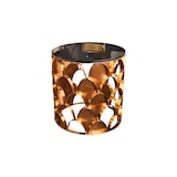 thumbnail of Mesita auxiliar KAWOLA, mesa de centro MEDINA, marco de cristal, oro rosa