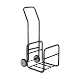 thumbnail of Relaxdays Kaminholzwagen, 2in1 Brennholzkarre & Feuerholzregal, aus Stahl, bis 45 kg, Transport & Aufbewahrung, schwarz