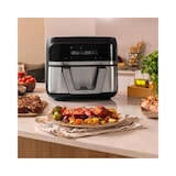 thumbnail of Cecotec Cecofry Dual 9000 Sencillo 9 L Independiente 2850 W Freidora de aire caliente Negro, Acero inoxidable