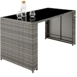 thumbnail of tectake Conjunto de ratán Palermo   gris - 403562