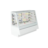 thumbnail of Vitrine réfrigérée  froid ventilé patisserie 175x71x140 +3 étagères 2 portes coulissantes  blanche  ITALCONCEPT VERSUS
